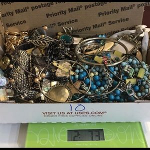 2.5 lbs junk jewelry